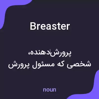معنی breaster به فارسی معنی breaster به فارسی
