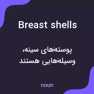معنی breast shells به فارسی معنی breast shells به فارسی