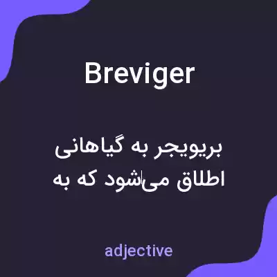 معنی breviger به فارسی معنی breviger به فارسی