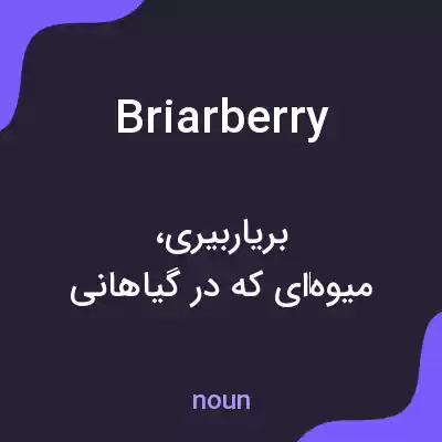 معنی briarberry به فارسی معنی briarberry به فارسی