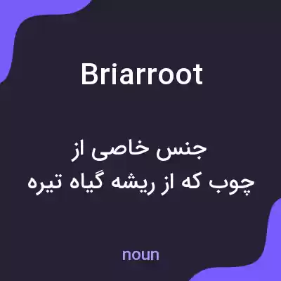 معنی briarroot به فارسی معنی briarroot به فارسی
