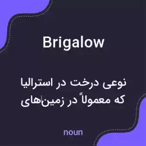 معنی brigalow به فارسی
