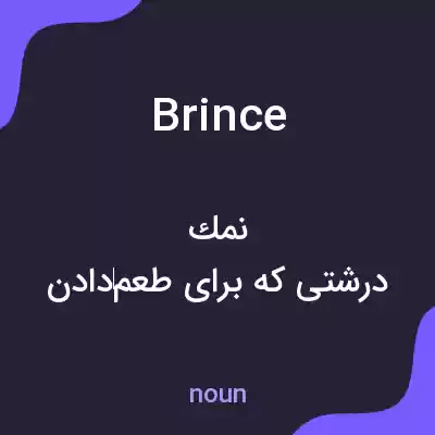 معنی brince به فارسی معنی brince به فارسی