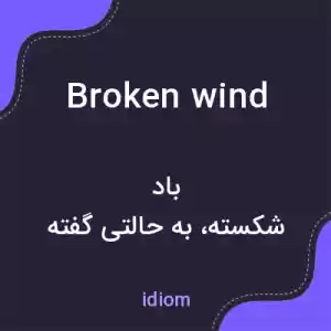 معنی broken wind به فارسی معنی broken wind به فارسی