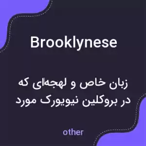 معنی brooklynese به فارسی معنی brooklynese به فارسی