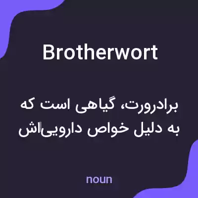 معنی brotherwort به فارسی معنی brotherwort به فارسی