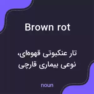 معنی brown rot به فارسی معنی brown rot به فارسی