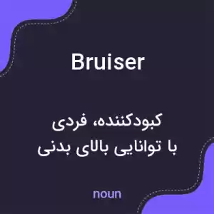 معنی bruiser به فارسی معنی bruiser به فارسی