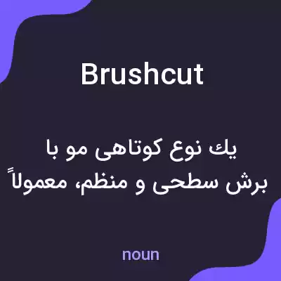 معنی brushcut به فارسی معنی brushcut به فارسی