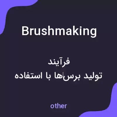 معنی brushmaking به فارسی معنی brushmaking به فارسی