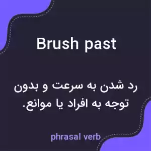 معنی brush past به فارسی معنی brush past به فارسی