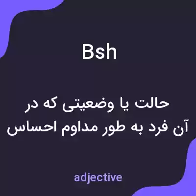 معنی bsh به فارسی معنی bsh به فارسی