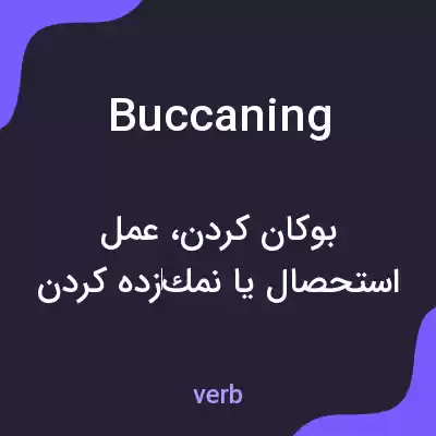 معنی buccaning به فارسی معنی buccaning به فارسی