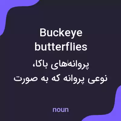 معنی buckeye butterflies به فارسی معنی buckeye butterflies به فارسی