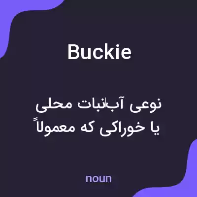معنی buckie به فارسی معنی buckie به فارسی