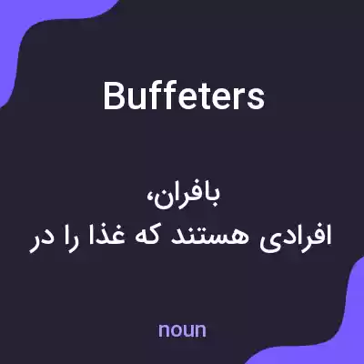 معنی buffeters به فارسی معنی buffeters به فارسی