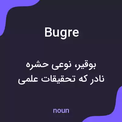 معنی bugre به فارسی معنی bugre به فارسی