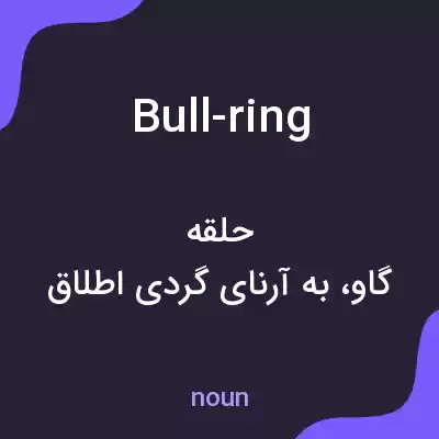 معنی bull-ring به فارسی معنی bull-ring به فارسی