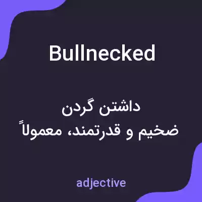 معنی bullnecked به فارسی معنی bullnecked به فارسی