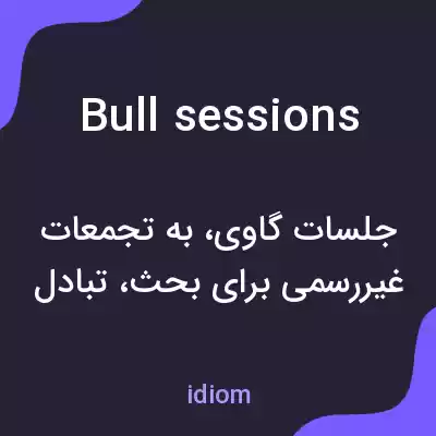 معنی bull sessions به فارسی معنی bull sessions به فارسی