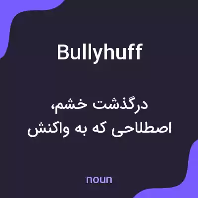 معنی bullyhuff به فارسی معنی bullyhuff به فارسی