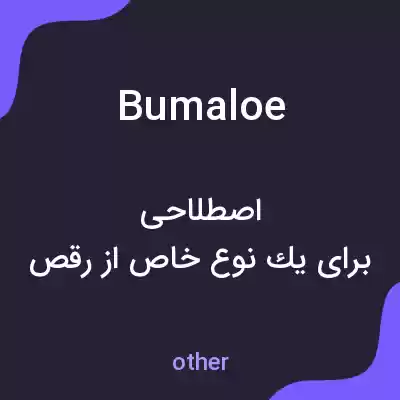 معنی bumaloe به فارسی معنی bumaloe به فارسی