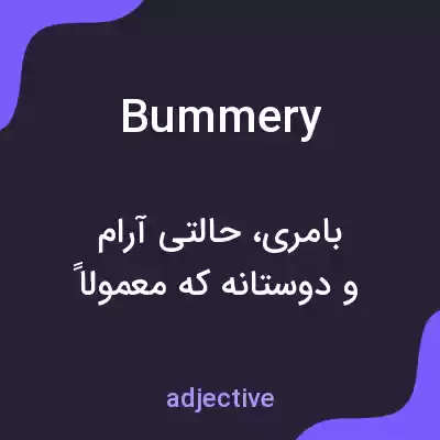 معنی bummery به فارسی معنی bummery به فارسی
