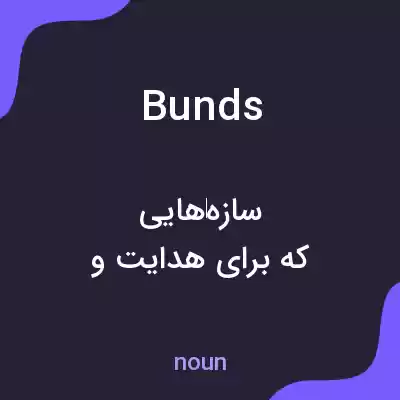 معنی bunds به فارسی معنی bunds به فارسی