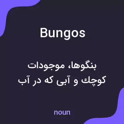 معنی bungos به فارسی