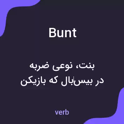 معنی bunt به فارسی معنی bunt به فارسی