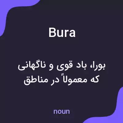 معنی bura به فارسی معنی bura به فارسی