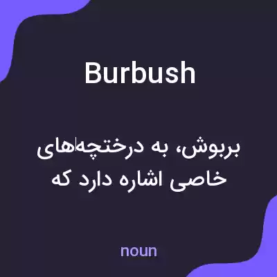 معنی burbush به فارسی معنی burbush به فارسی
