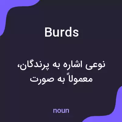 معنی burds به فارسی معنی burds به فارسی