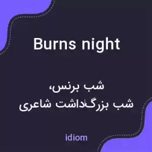 معنی burns night به فارسی معنی burns night به فارسی