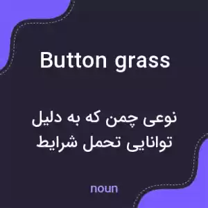 معنی button grass به فارسی معنی button grass به فارسی