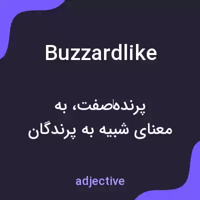 معنی buzzardlike به فارسی معنی buzzardlike به فارسی