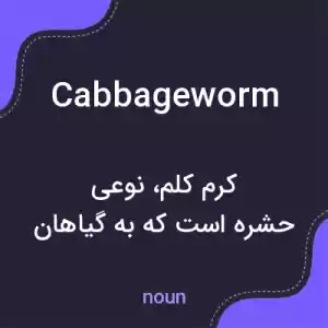 معنی cabbageworm به فارسی معنی cabbageworm به فارسی