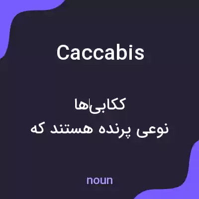 معنی caccabis به فارسی معنی caccabis به فارسی