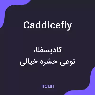 معنی caddicefly به فارسی معنی caddicefly به فارسی