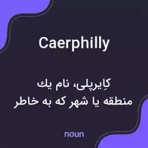 معنی caerphilly به فارسی معنی caerphilly به فارسی