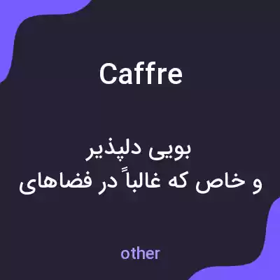معنی caffre به فارسی معنی caffre به فارسی