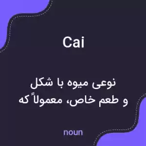 معنی cai به فارسی معنی cai به فارسی