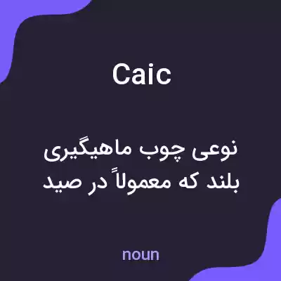 معنی caic به فارسی معنی caic به فارسی