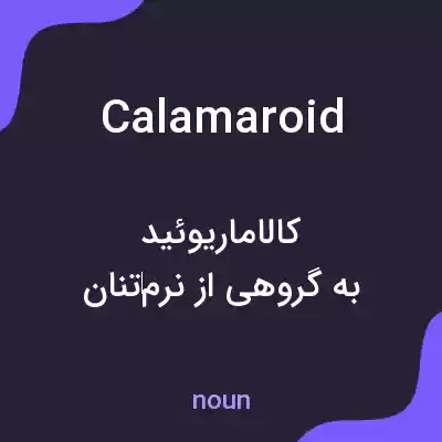 معنی calamaroid به فارسی معنی calamaroid به فارسی