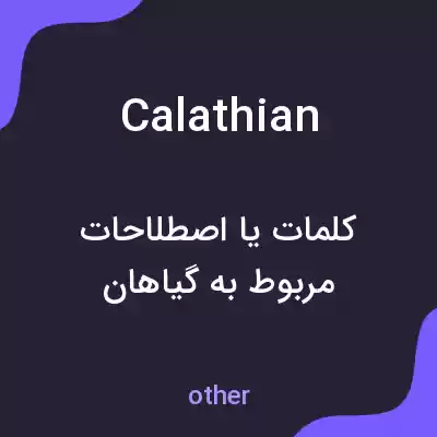 معنی calathian به فارسی معنی calathian به فارسی