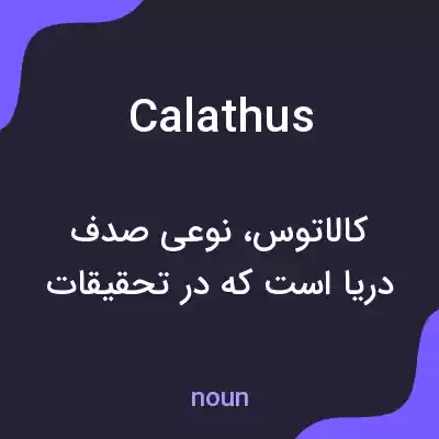 معنی calathus به فارسی معنی calathus به فارسی