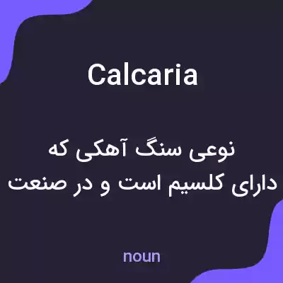معنی calcaria به فارسی معنی calcaria به فارسی