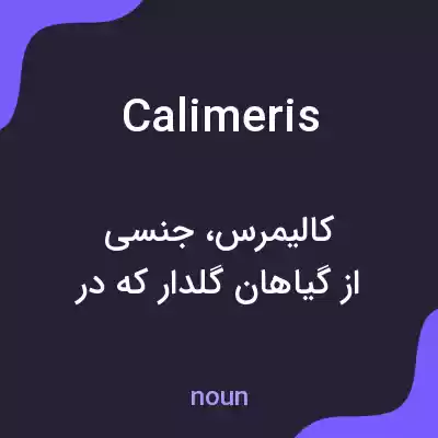 معنی calimeris به فارسی معنی calimeris به فارسی