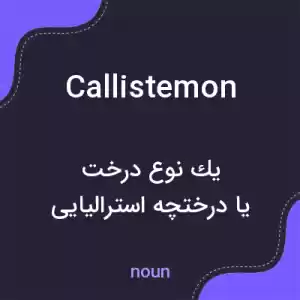 معنی callistemon به فارسی معنی callistemon به فارسی