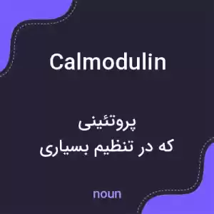 معنی calmodulin به فارسی معنی calmodulin به فارسی